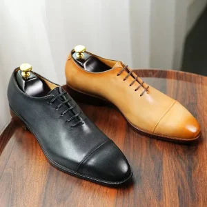 Men New Business Formal Classic Leather Wedding Plus Size Men’s Leather Dress Shoes Men Shoes Leather and Shoes Men Leather