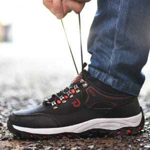 Men Outdoor Casual Safety Work Shoes Wear Resistant Anti-slip Labor Protection Footwear Breathable Comfortable Boots Workshop
