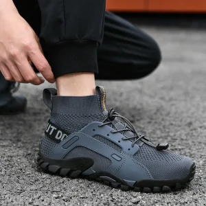 Men Outdoor Lightweight Breathable Comfortable Backpacking Mountaineering Hiking Running Wading Water Shoes
