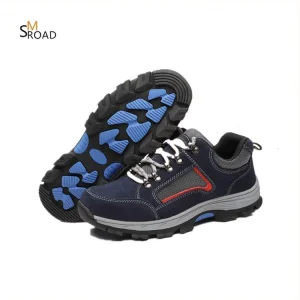 Men Outdoor Soft Anti-static Ventilate Steel Toe Anti slip Industrial Work Shoes Safety Shoes