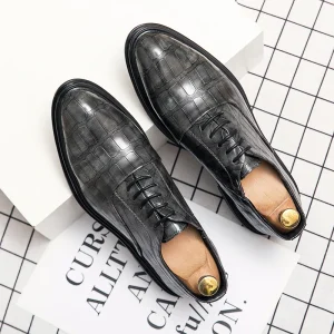 Men Party Dress Shoes Leather Italian Shoes Oxfords