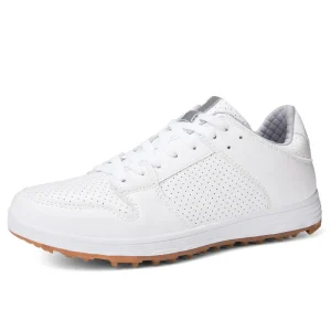 Men Premium Comfortable Leisure Golf Shoes Lace Up Synthetic Outdoor Casual Travel Shoes for Men & Women Non Slip
