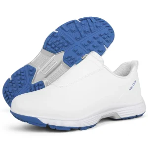 Men Professional Golf Shoes Non Slip Zipper Outdoor Sport Shoes Sneakers Big Size