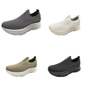 Men Retro Shoes Mesh Lining Light Weight Breathable Comfort Slip On