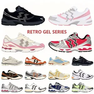 Men Retro Vintage Runner Sneakers Lightweight Casual Sports Shoes Comfortable Walking Shoes Factory Supply