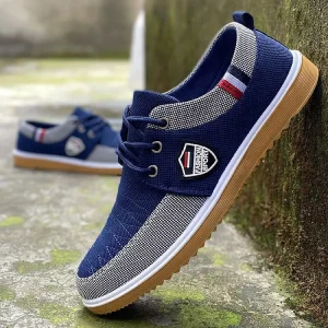 Men Running Breathable Fly Knitting Sneaker Comfortable Outdoor Sport Walking Shoes