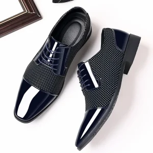 Men Shoes PU Leather Men Dress Shoe Men’s Business Casual Classic Gentleman Shoes