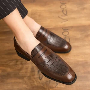 Men Shoes and Men’s Wedding Dress Shoes New Fashion Trend Men’s Outdoor Business Casual Leather Shoes 38-48 British Style