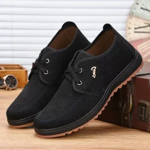 Men Simple and Fashionable Casual Cloth Shoes Lightweight Breathable Non Slip Soft for Men