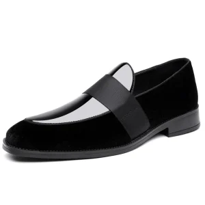 Men Slip-on Dress Shoes Office Casual Formal Luxury Comfortable Genuine Leather Loafer Party Spring Summer