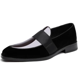 Men Slip on Dress Shoes Office Casual Formal Luxury Comfortable Genuine Leather Loafer Party Spring Summer