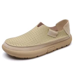 Men Summer Outdoor Walking Shoes Breathable Comfortable Casual Shoes Slip on Sneakers Big Size 38 44
