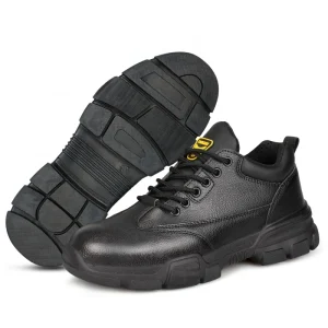 Men’s 10KV Electrical Hazard Lightweight Anti Slip Plastic Toe Safety Work Boots Anti Puncture Leather for Construction Factory