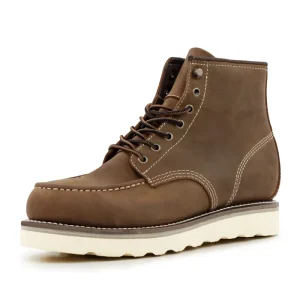 Men’s 6-Inch Custom Waterproof Work Boots with Durable Leather and Upper for Spring Summer Autumn