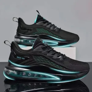 Men’s Air Cushion Running Shoes Breathable Comfortable Non Slip Platform Sports Sneakers