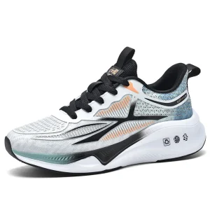 Men’s Athletic Sneakers Fashion Quality Sports Running Shoes with Light Weight Anti-Slippery Features Mesh Lining
