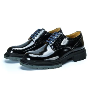 Men’s Autumn Collection Brogues Lace-up Comfortable Genuine Leather Italian Toe Rubber Outsole Fashion Trend Dress