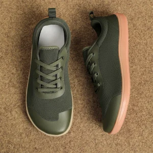 Men’s Barefoot Shoes Lightweight Breathable Mesh Zero Drop Wide Toe Minimalist Casual Walking Shoes Flat Sole Daily Comfort