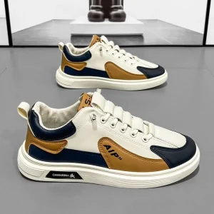 Men’s Basketball Style Shoes Summer Trendy Fashion Trend Teenage Thick Running Mesh Insole Rubber Outsole Casual