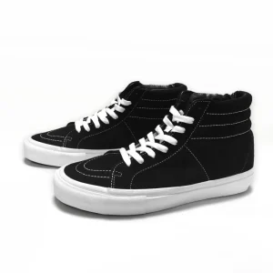 Mens Black Skateboard High Top Shoes