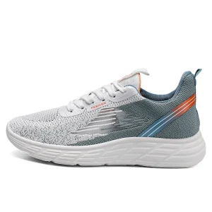 Men’s Breathable Athletic Sneakers Comfortable Gym Tennis Workout Shoes Fashionable Breathable Shoes