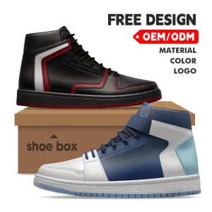 Men’s Breathable Basketball Shoes Non slip Shockproof Lightweight for Sports Training and Casual Wear Custom Private Logo