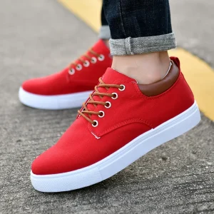 Men’s Breathable Canvas Insole Casual Work Espadrilles Ventilated Rubber Sole Shoes