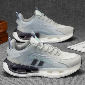 Men’s Breathable Hollow Mesh Lightweight Sneakers New Thin Running Sports Casual Trendy Footwear