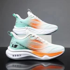 Men’s Breathable Sports Shoes Lightweight Running Sneakers Casual Outdoor Footwear