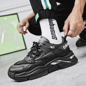 Men’s Breathable Upper Shoes Sneakers Casual Sporty Air Cushion Sole Skate Skateboard Shoes