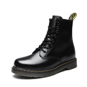 Men’s British Style Genuine Leather Martin Boots