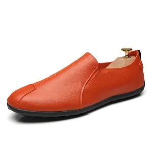 Men’s Business Casual Shoes New High Style Flat Shoes with Soft Breathable Fashion Stitching