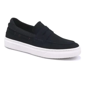 Men’s Business Dress Shoes Skateboard Casual Loafers Anti-Slippery Slip-On Lightweight Breathable Mesh Lining PU Upper Rubber