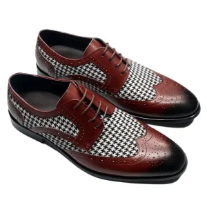 Men’s Business Formal Dress Casual Leather Shoes Breathability Lightness and Versatility