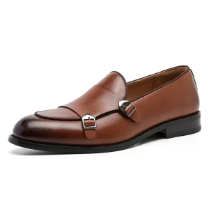 Men’s Business Formal Genuine Leather Shoes Big Size Lightweight Trendy Single Oxford Wedding Groom Shoes Dress Shoes Casual