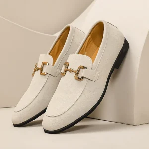 Men’s Business Shoes Loafers PU Office Formal Dress for Wedding Party