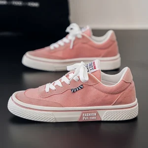 Men’s Canvas Shoes Casual and Trendy for Spring and Autumn Light Weight and Anti Slippery for Couples and Youth Walking