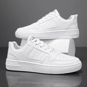 Men’s Casual Athletic Walking Style Shoes Breathable Waterproof Rubber Sole Anti Slip Mesh PU Upper Fashion