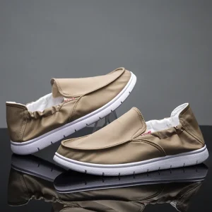 Men’s Casual Canvas Shoes Student Breathable Board Shoes EVA Outsole