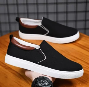 Men’s Casual Canvas Shoes with Non Slip Thick Sole Lightweight Design Mens Schuhe Womens Trainers Outdoor Sneakers