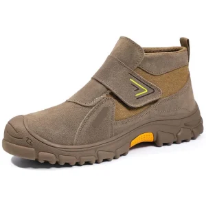 Men’s Casual Construction Work Steel Toe Shoes with Industrial Protection Custom Logo Non Slip Welder Safety Winter EVA Insole
