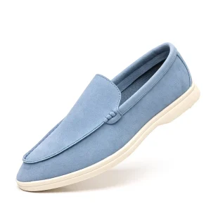 Men’s Casual Dress Shoes Slip-On Flat Loafers Breathable Anti-Slippery Customizable Logo Winter