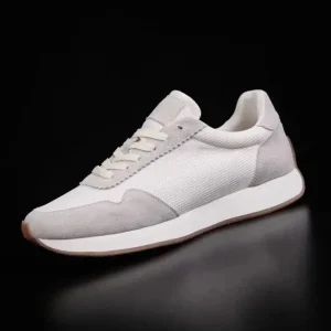 Men’s Casual Fashion Daily Walking Shoes Non Slip Wear Resistant Lace Up Rubber Sneakers Running Shoes