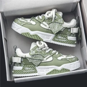 Men’s Original Casual Skateboarding Shoes Summer Sports Shoes with Thick Soles to Increase Tidal Effect Shoes for Men