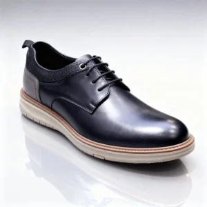 Men’s Casual Formal Derby Oxford Shoes Lightweight Comfortable Camouflage Pattern Lace-Up Closure All Seasons Office