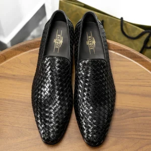 Men’s Casual Formal Leather Genuine Dress Shoes Mens Loafers