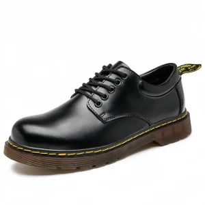 Men’s Casual Leather Shoes Lace-up Dress Shoes Oxfords for Walking