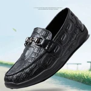 Men’s Casual Leather Shoes Single Foot Set Soft Soled and Soft Top Shoes Fashionable Youth Men’s Shoes