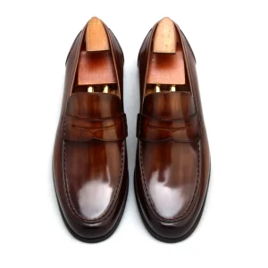 Men’s Casual Loafers Genuine Leather Comfortable Simple Leather Loafers
