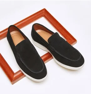 Men’s Casual Loafers Made of Genuine Leather Driving Leather Shoes Men’s Suede Loafers Shoes